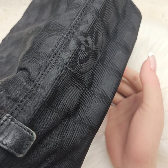 Chanel  Black Travel Line Pouch Bag - Picture 13 of 17